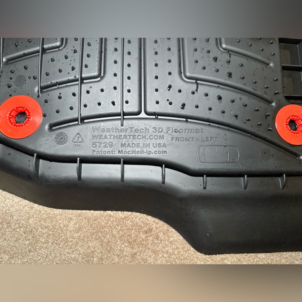WeatherTech HP Floor Liners for Jeep Wrangler - Great Condition! - Picture 3 of 4